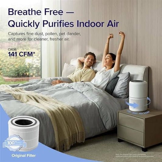 Household air purifier touch-type odor removal smoke and dust air freshener