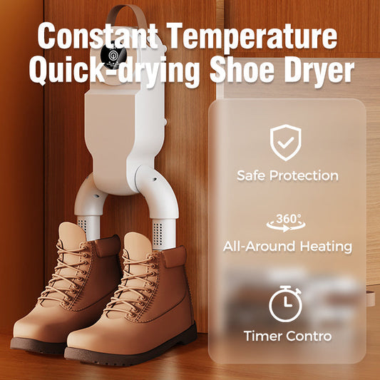 Constant Temperature Shoe Dryer - Rapid Drying Technology with Adjustable Timer for All Footwear Types